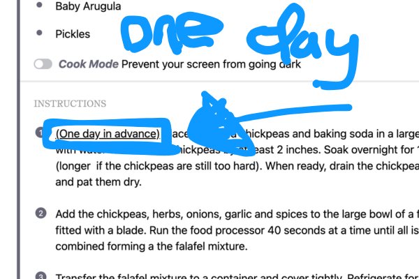 Preparation Steps Beforehand